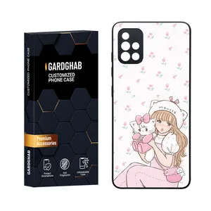 کاور گارد قاب مدل دورژله ای دخترانه مناسب برای گوشی موبایل سامسونگ Galaxy A51
