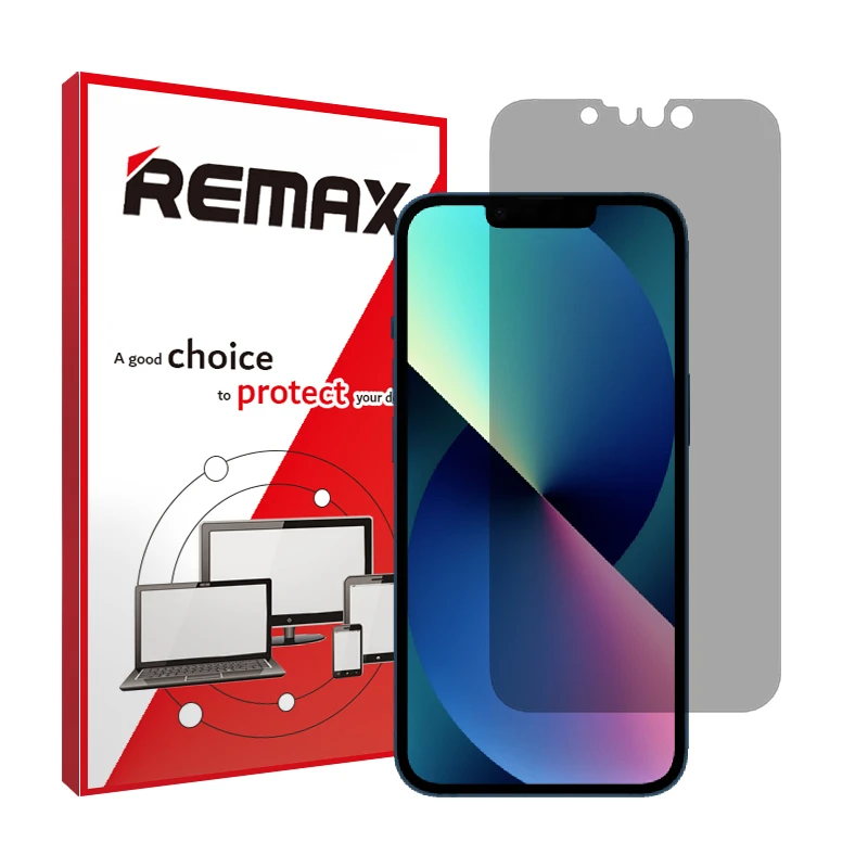 محافظ صفحه نمایش حریم شخصی ریمکس مدل HyPRV مناسب برای گوشی موبایل اپل iPhone 13 mini