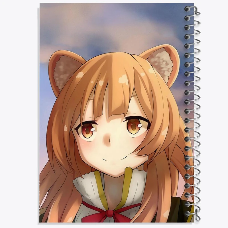 دفتر لیست خرید 50 برگ خندالو طرح رافتالیا انیمه ظهور قهرمان سپر کد 15939