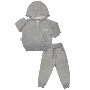 ست سویشرت و شلوار نوزادی آدمک مدل smile کد 266100