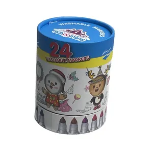 ماژیک رنگ آمیزی اسکول فنس مدل WASHABLE JAMBO بسته 24 عددی