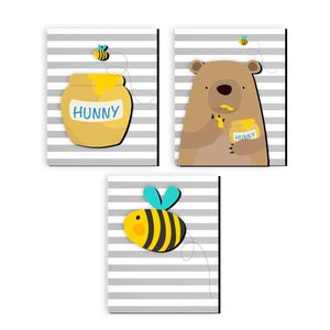 نقد و بررسی تابلو برجسته کودک دیکوماس طرح زنبور, عسل و خرس کد DMS-BT104 توسط خریداران