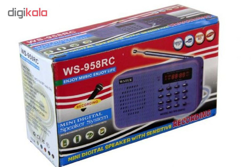 رادیو وستر مدل ws-958RC رادیو وستر مدل ws-958RC