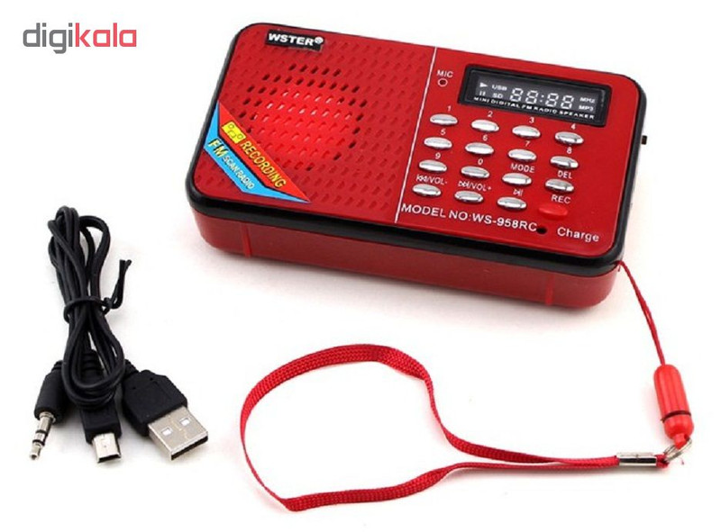 رادیو وستر مدل ws-958RC رادیو وستر مدل ws-958RC