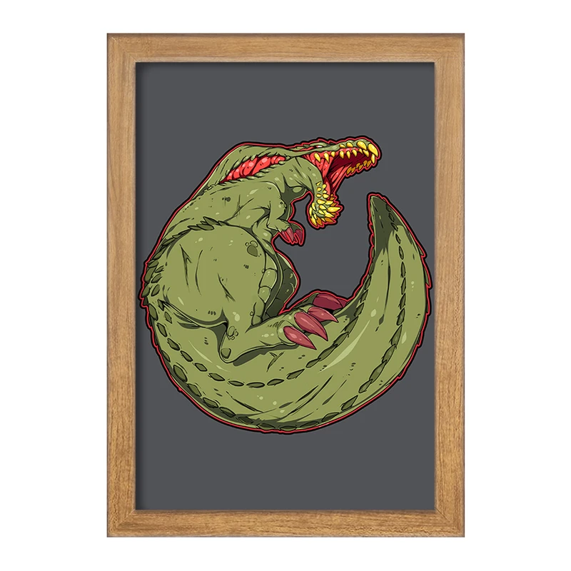 تابلو خندالو مدل بازی شکارچی هیولا (Monster Hunter) کد 33232
