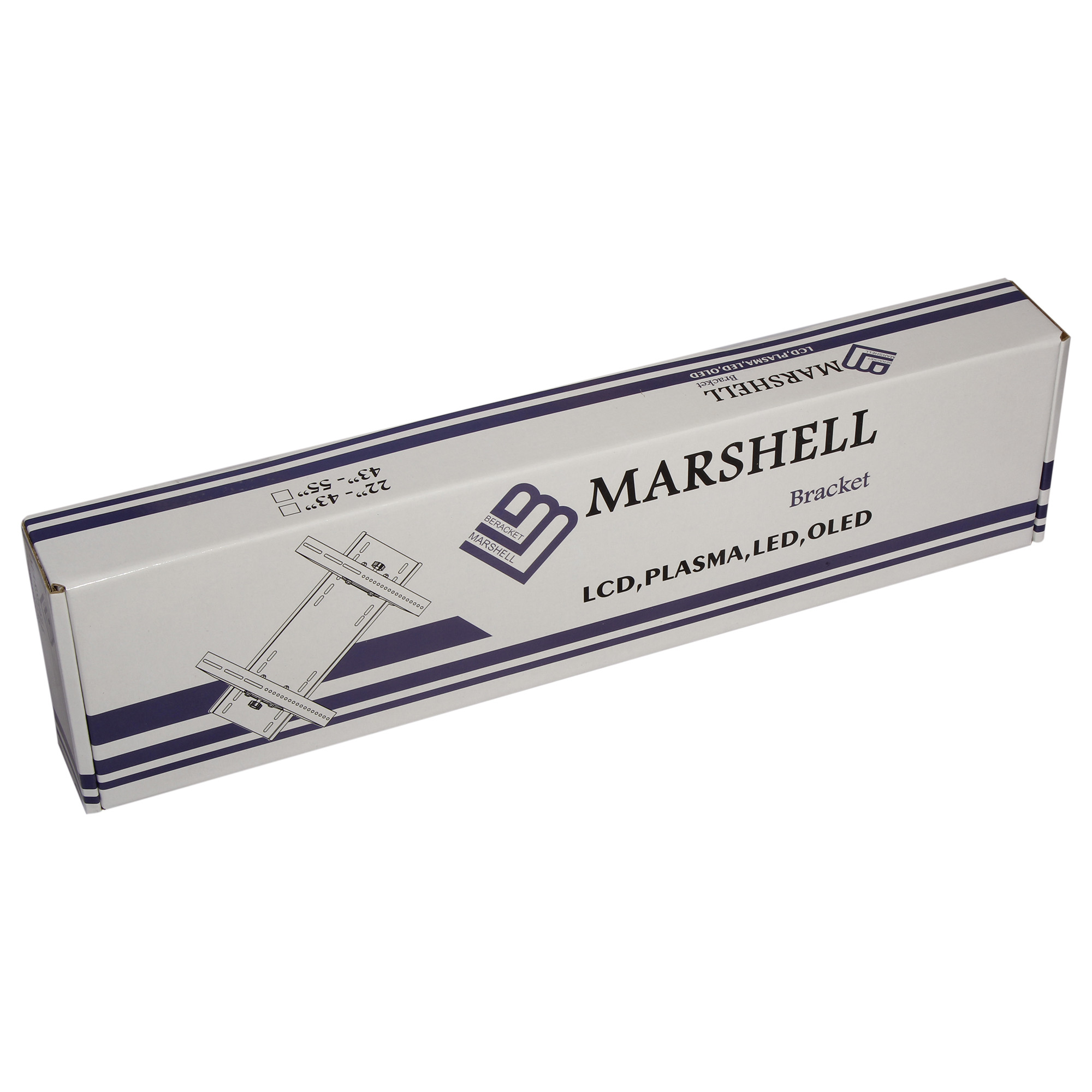 پایه دیواری تلویزیون مارشال مدل M2V مناسب برای تلویزیون های سایز 32 تا 55 اینچ