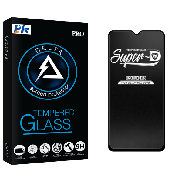 محافظ صفحه نمایش شیشه ای پی کی مدل Delta Glass Super-D مناسب برای گوشی موبایل سامسونگ GALAXY A12 Nacho