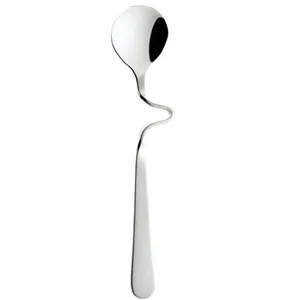 Sanaye Steel Iran Mirror Polished Honey Dining Spoon