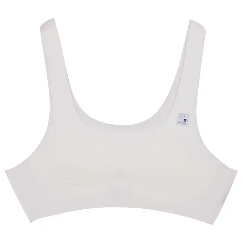 نیم تنه دخترانه مدل پددار کد 4553 رنگ سفید