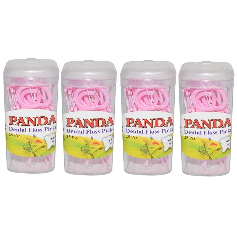 نخ دندان کمانی پاندا مدل 1008بسته 4 عددی