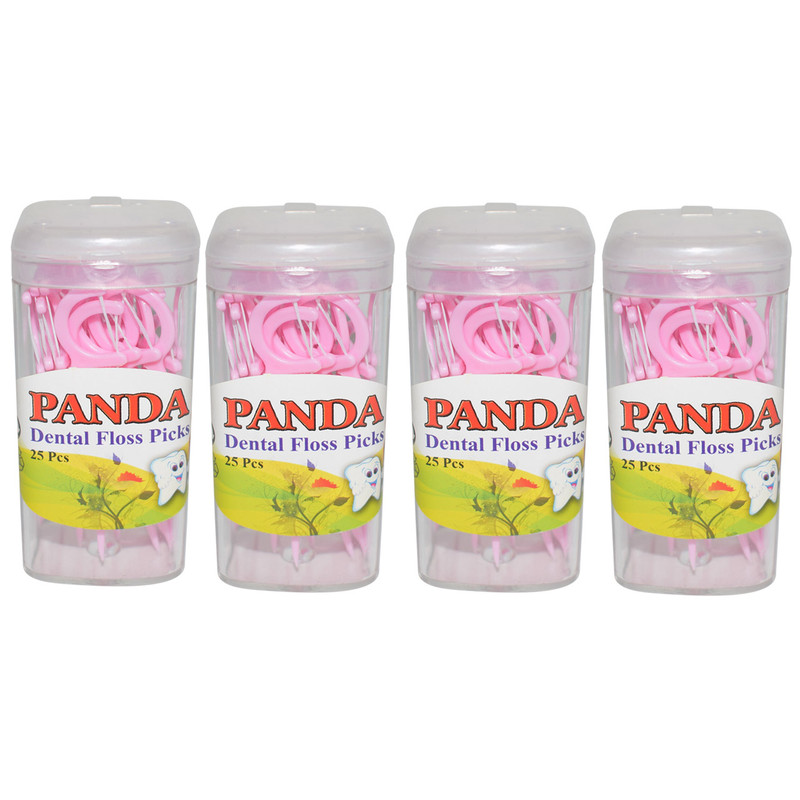 نخ دندان کمانی پاندا مدل 1008بسته 4 عددی