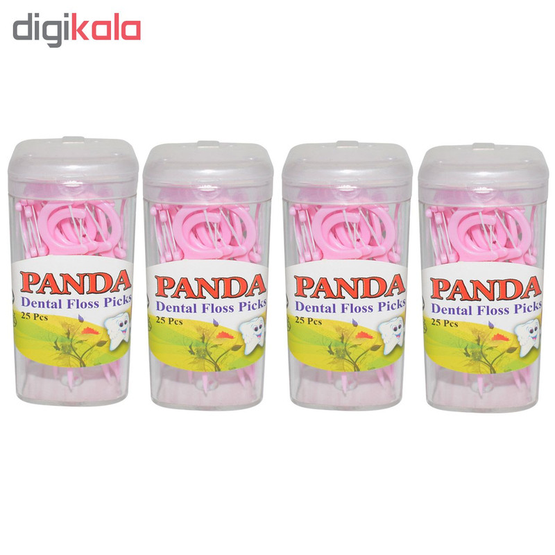 نخ دندان کمانی پاندا مدل 1008بسته 4 عددی