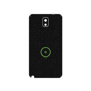 MAHOOT Minimal Power Button Cover Sticker for Samsung Galaxy Note 3