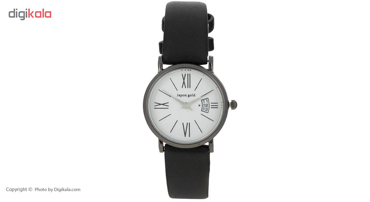 ساعت مچی عقربه ای زنانه ژاپن گلد مدل T01W