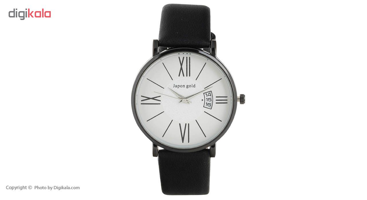 ساعت مچی عقربه ای ژاپن گلد مدل T01