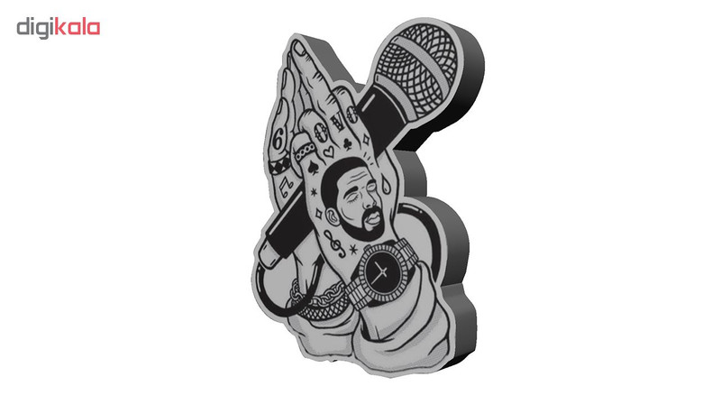 استیکر چوبی مدل Music13