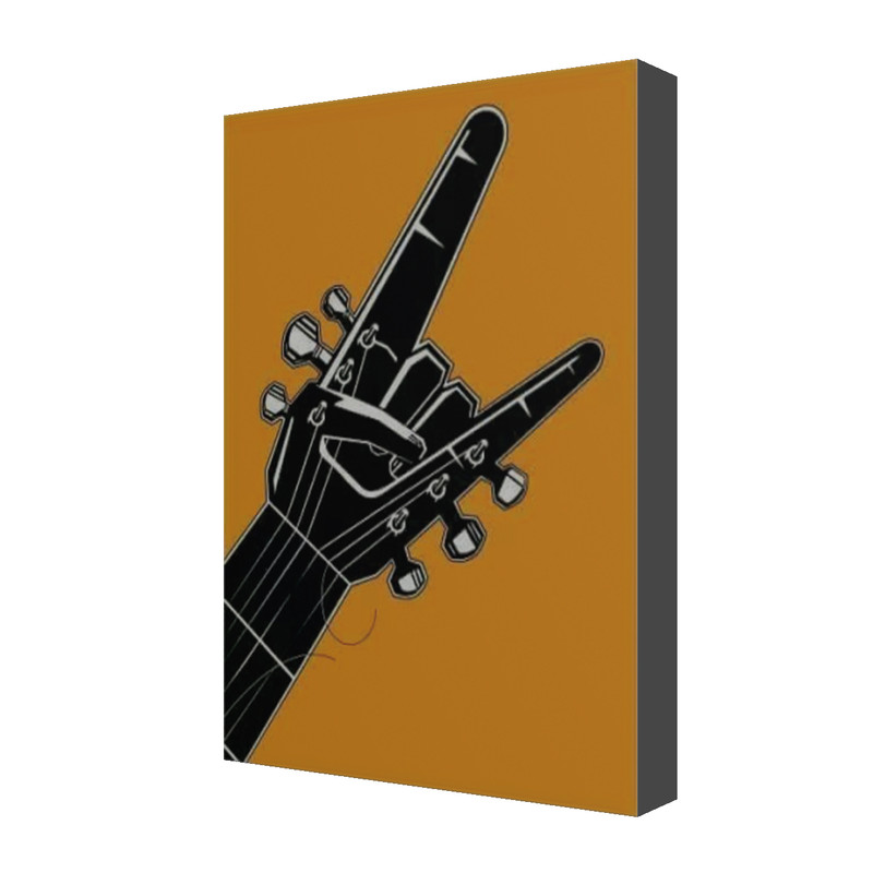 استیکر چوبی مدل Music07