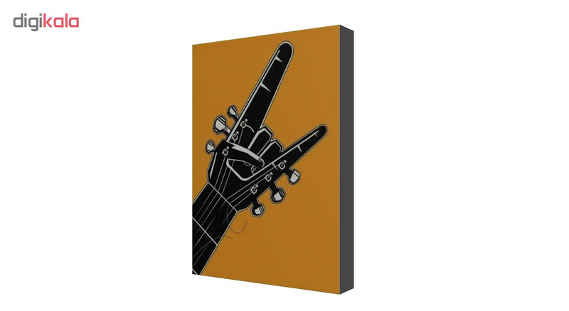 استیکر چوبی مدل Music07