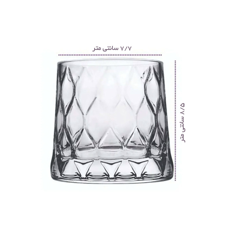 لیوان پاشاباغچه مدل لیفی کد 420194 بسته شش عددی