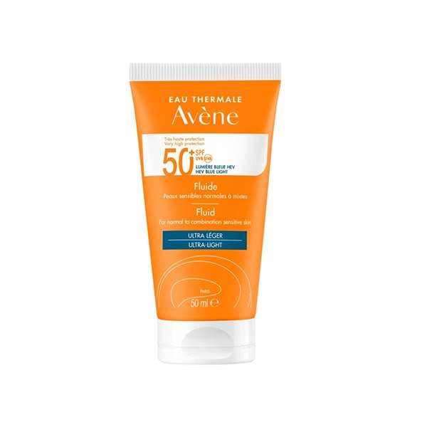 فلوئید ضد آفتاب بدون رنگ اون +SPF 50 مدل Ultra Light ‌مناسب انواع پوست حجم 50 میلی‌لیتر