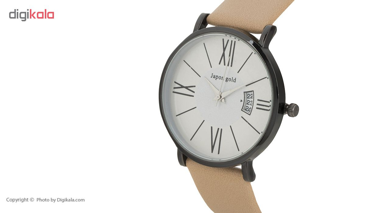 ساعت مچی عقربه ای ژاپن گلد مدل T03