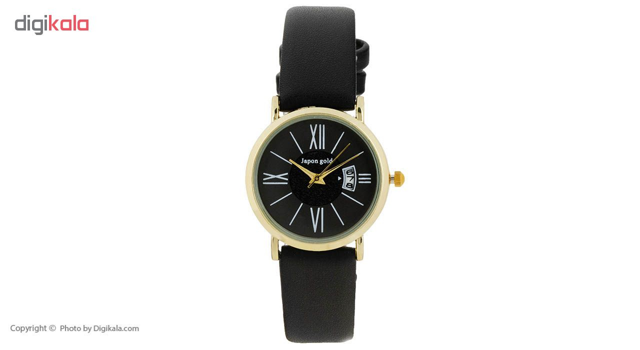 ساعت مچی عقربه ای زنانه ژاپن گلد مدل T04W