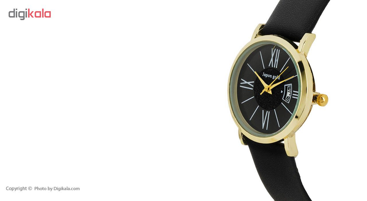 ساعت مچی عقربه ای زنانه ژاپن گلد مدل T04W
