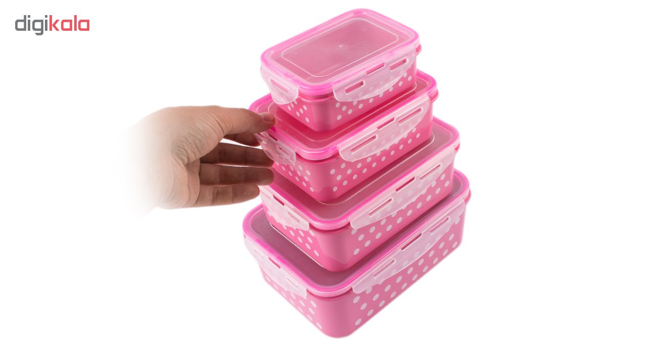 ظرف نگهدارنده 4 تکه  مدل FRESH KEEPS A