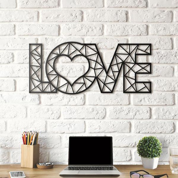 استیکر چوبی آتینو طرح LOVE