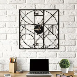 ساعت دیواری آتینو طرح Fibonacci کد XL