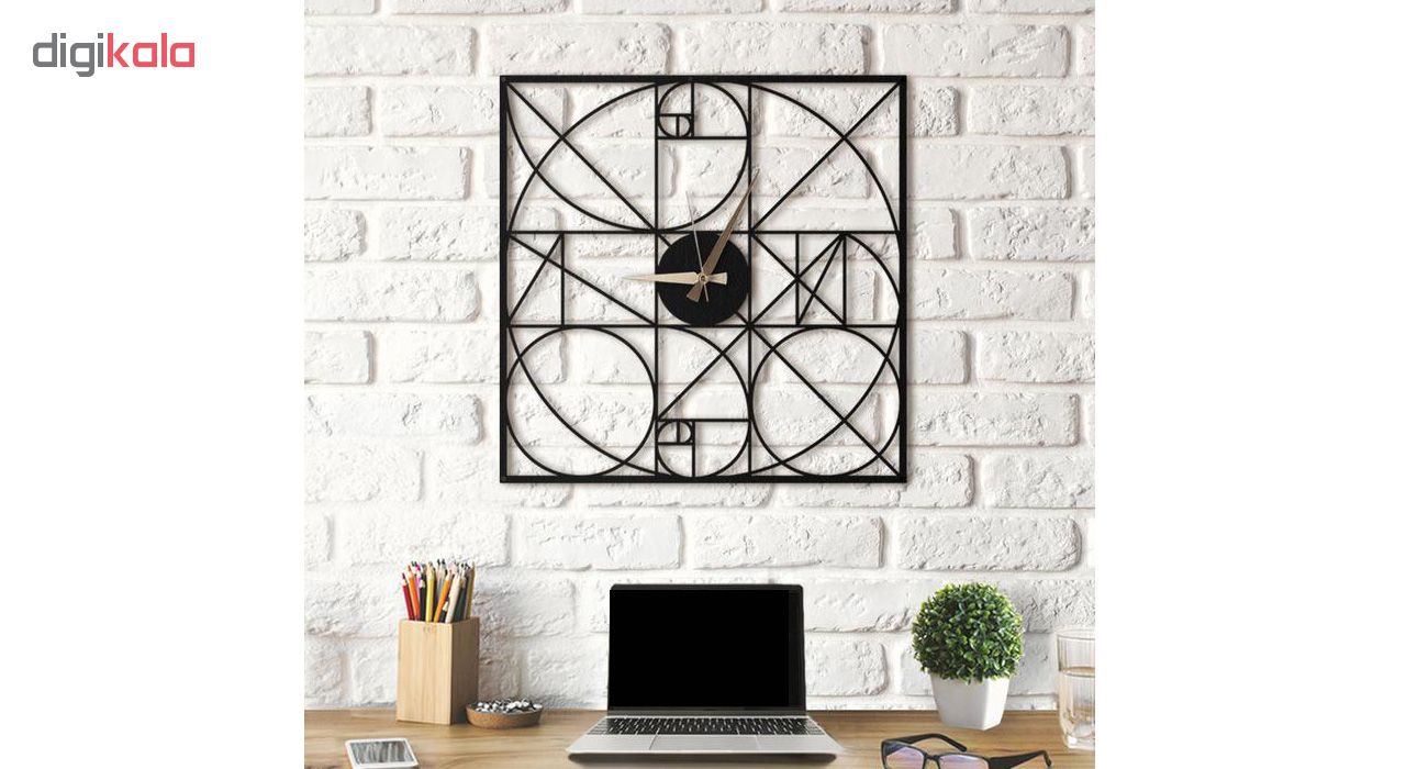 ساعت دیواری آتینو طرح Fibonacci سایزXL