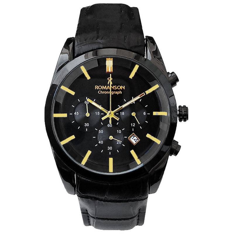 ساعت مچی عقربهای مردانه رومانسون مدل بندچرمی کرنوگراف سه موتور فعال کد BLC 123 ساعت مچی عقربهای مردانه رومانسون مدل بندچرمی کرنوگراف سه موتور فعال کد BLC 123