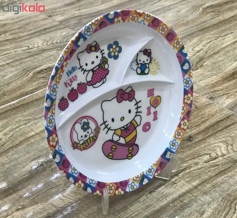 ظرف غذای کودک کسری یزد طرح Hello Kitty