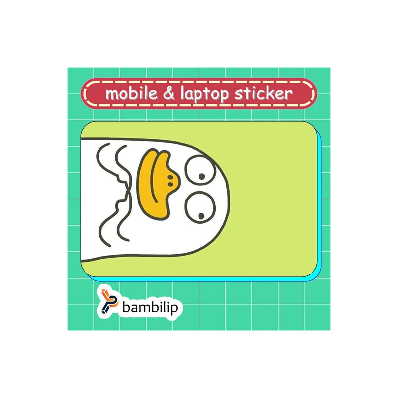 استیکر بامبیلیپ مدل کارت عابر طرح اردک متفکر کد 4056150