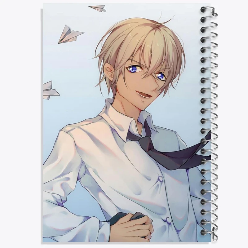 دفتر ژورنال نویسی 50 برگ خندالو مدل نقطه ای طرح ری انیمه کارآگاه کونان کد 27548