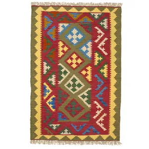 گلیم دستباف یک و نیم متری کد 39150