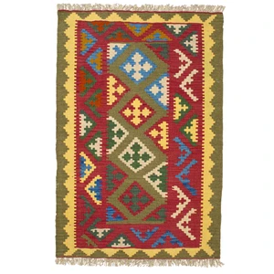 گلیم دستباف یک و نیم متری کد 39150