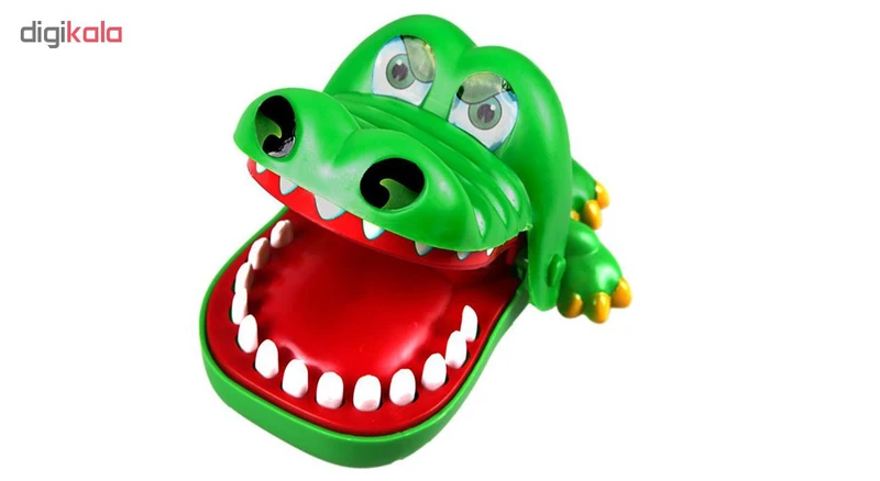 عکس شماره 2 : اسباب بازی کوکی مدل تمساح دندان پزشک