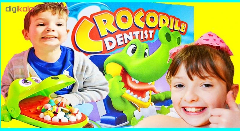 عکس شماره 3 : اسباب بازی کوکی مدل تمساح دندان پزشک