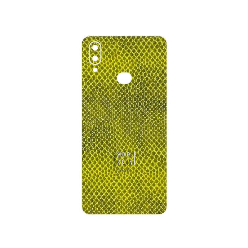 برچسب پوششی ماهوت مدل Yellow Snake Skin مناسب برای گوشی موبایل سامسونگ Galaxy A10s