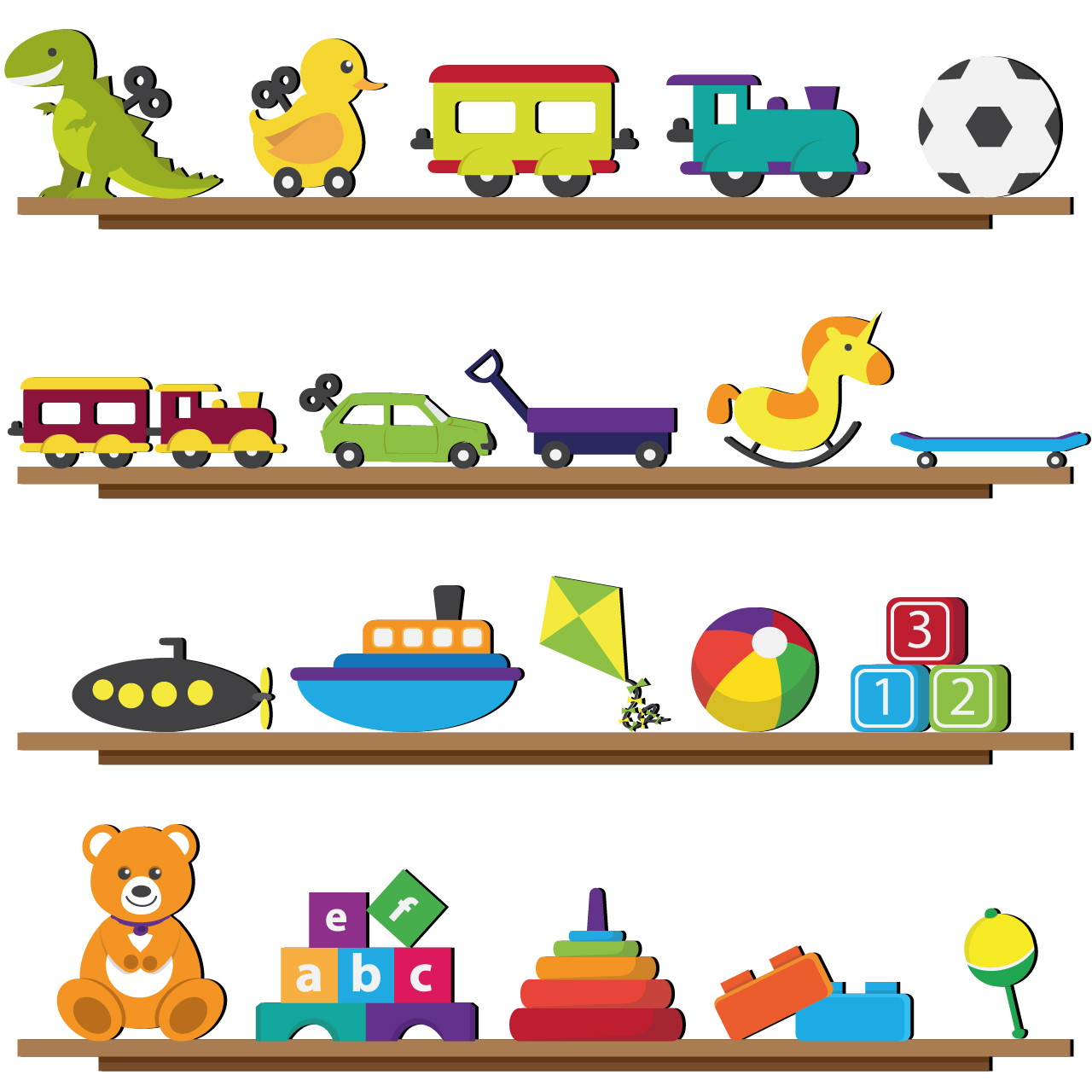 نقد و بررسی استیکر چوبی ژیوار طرح Toys توسط خریداران