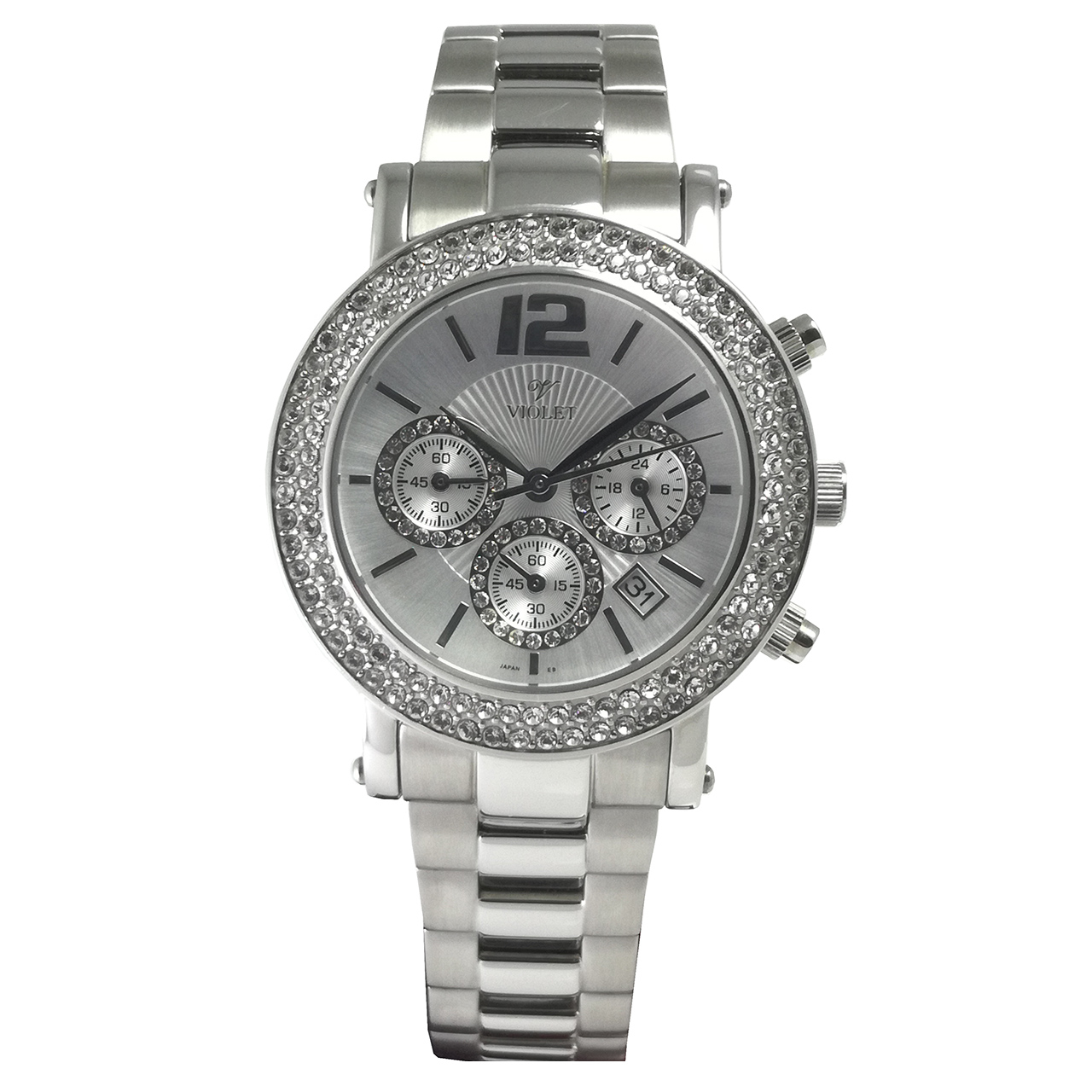 ساعت مچی عقربه ای زنانه  ویولت مدل 0225L-1METAL