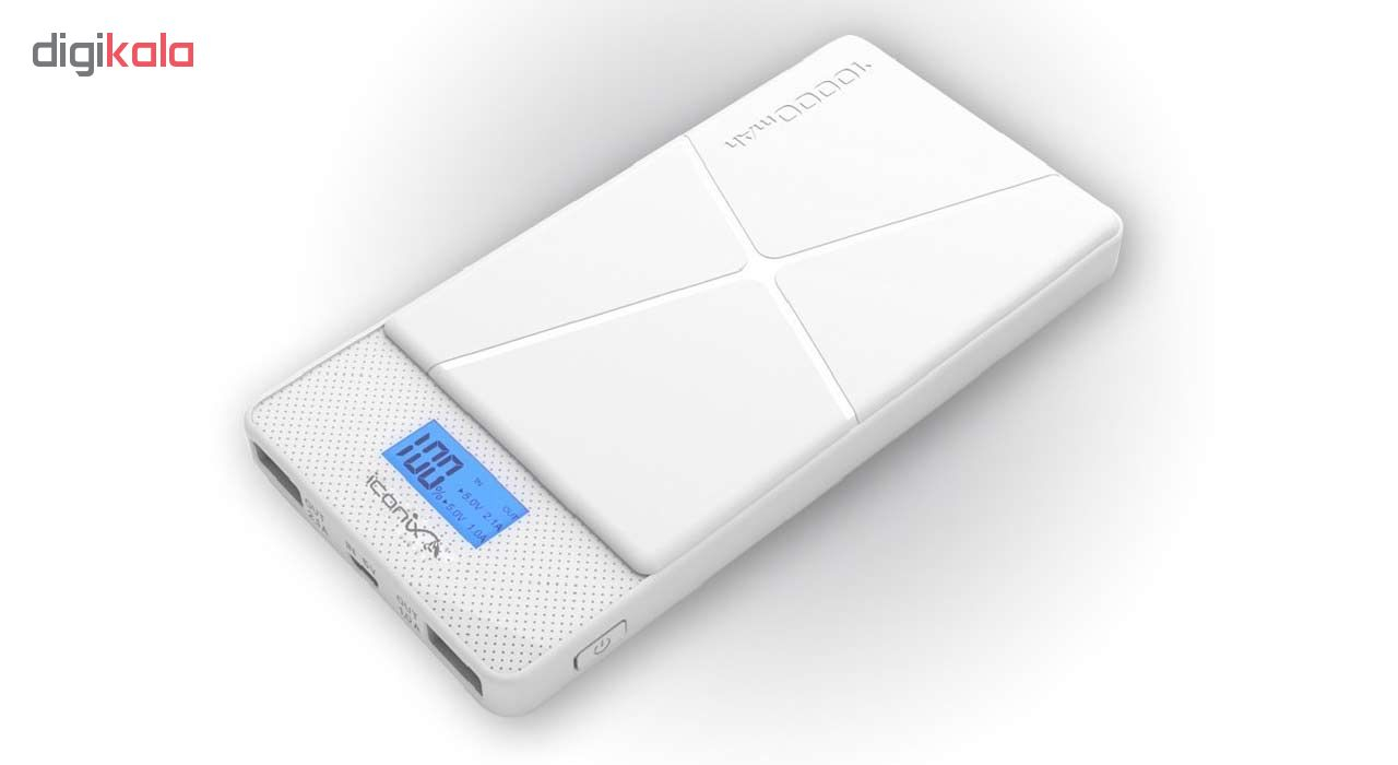 شارژر همراه آیکونیکس مدل Max 1610 ظرفیت 10000میلی آمپر ساعت