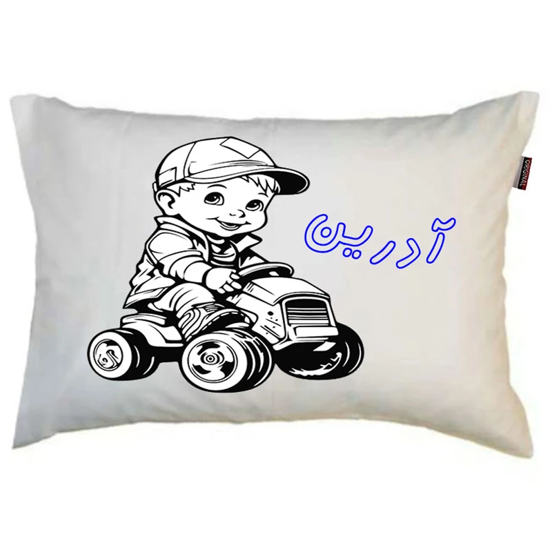 بالش ناریکو مدل کودک طرح پسرانه اسم آدرین کد 0357