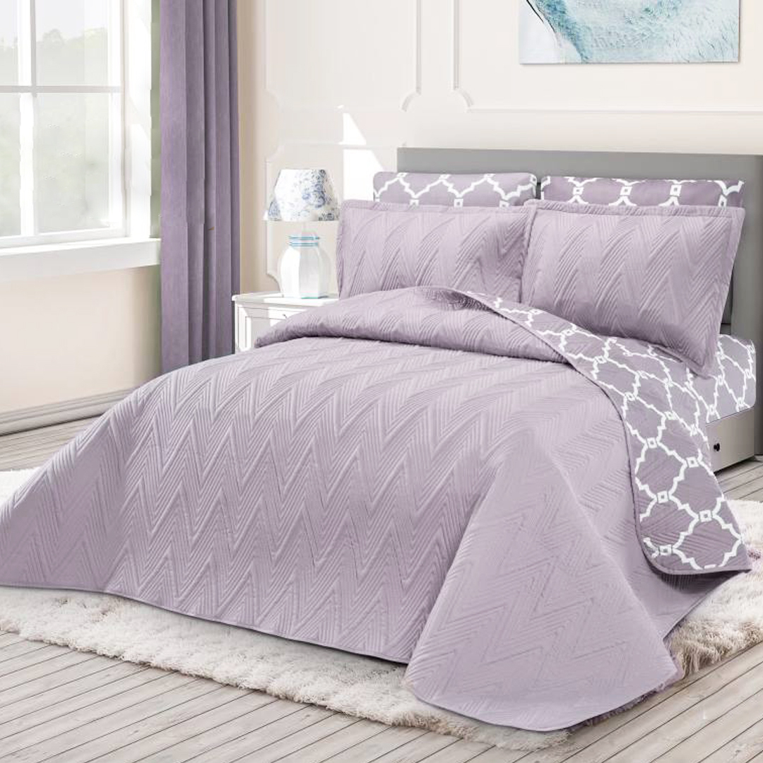 سرویس روتختی مدل پنبه دوزی یک نفره 4 تکه