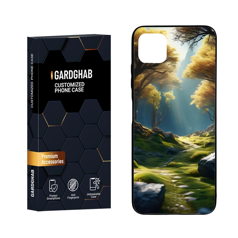 کاور گارد قاب مدل دور ژله ای هنری مناسب برای گوشی موبایل سامسونگ Galaxy A22 5G