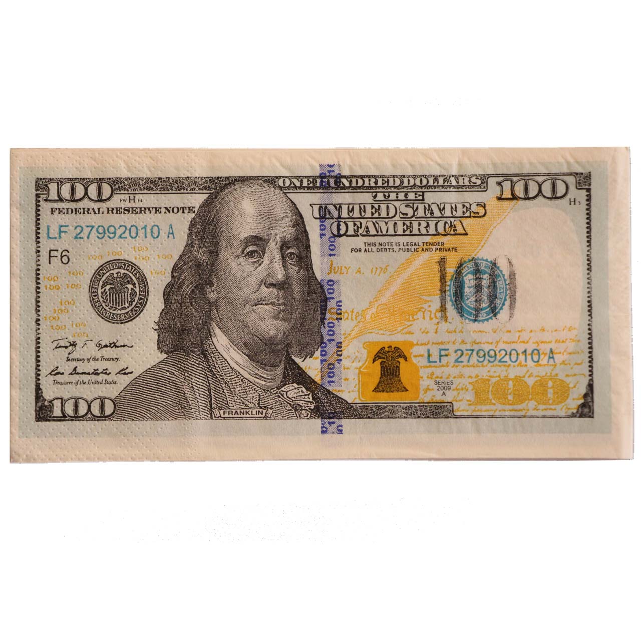دستمال کاغذی جیبی 20 برگ طرح دلار
