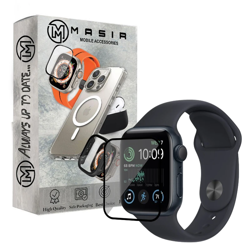 محافظ صفحه نمایش نانو مسیر مدل PMMA مناسب برای اپل واچ سری 4 سایز 40 میلی متری