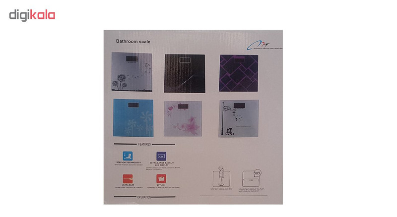 ترازو دیجیتال بث روم اسکیل مدل Bathroom scale-2