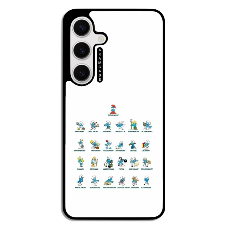 کاور آکام مدل AMC-WSGS24-SMURFS-3 مناسب برای گوشی موبایل سامسونگ Galaxy S24